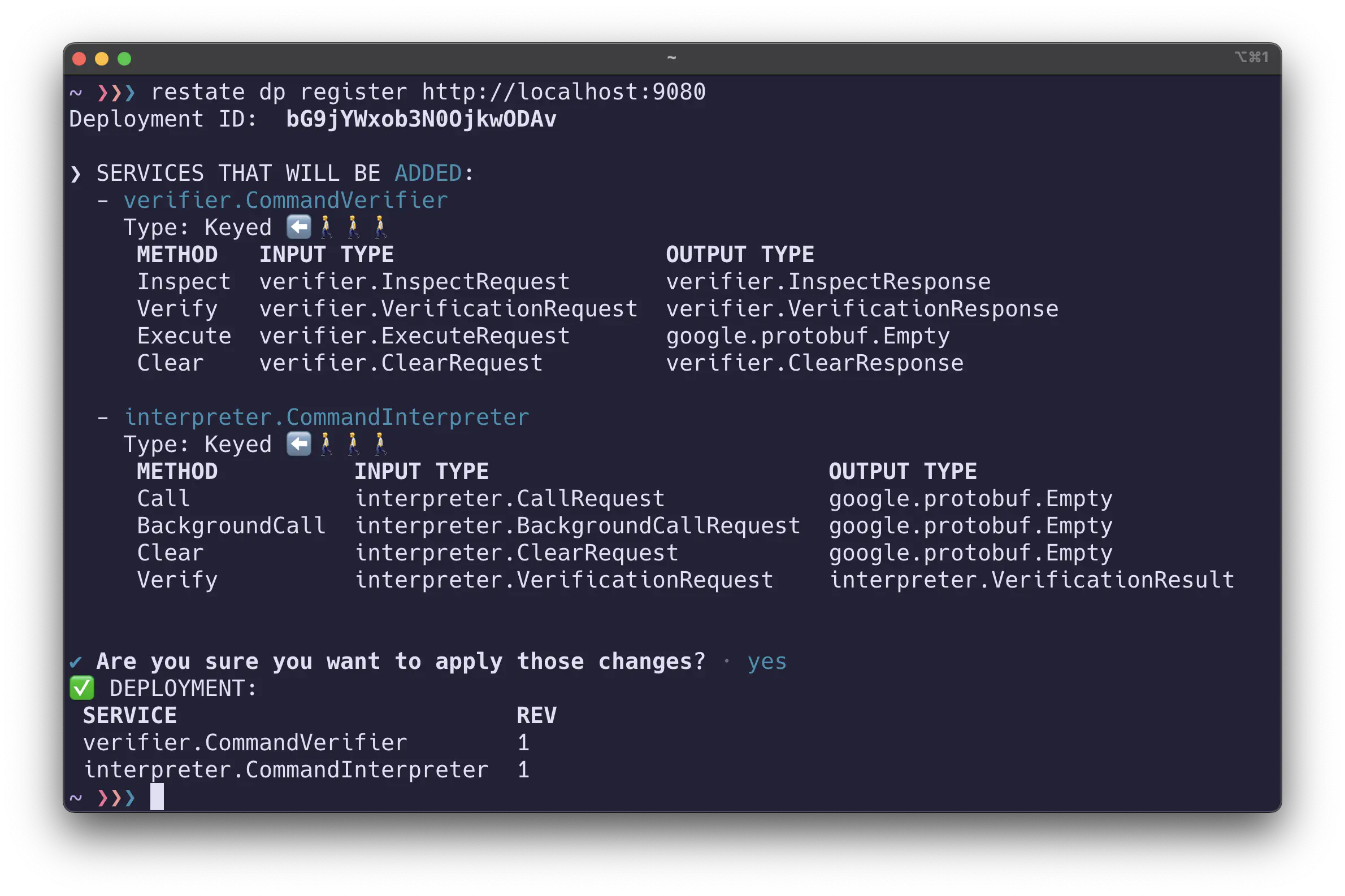 Registering service deployments with the CLI. Registering service deployments with the CLI.